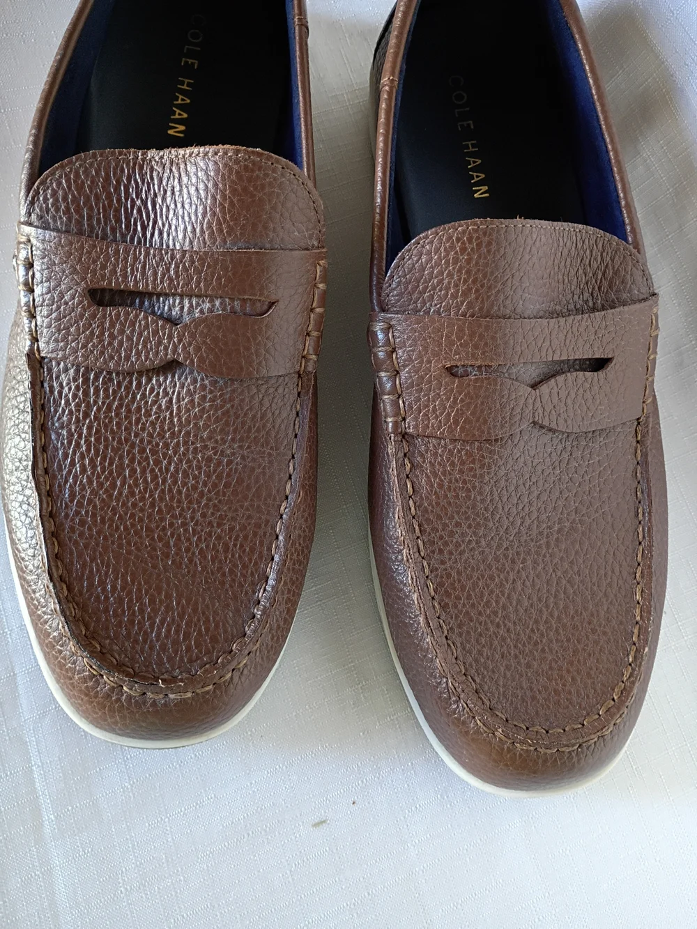 Cole Haan Men’s Brown Leather Penny Loafers Size 9.5
